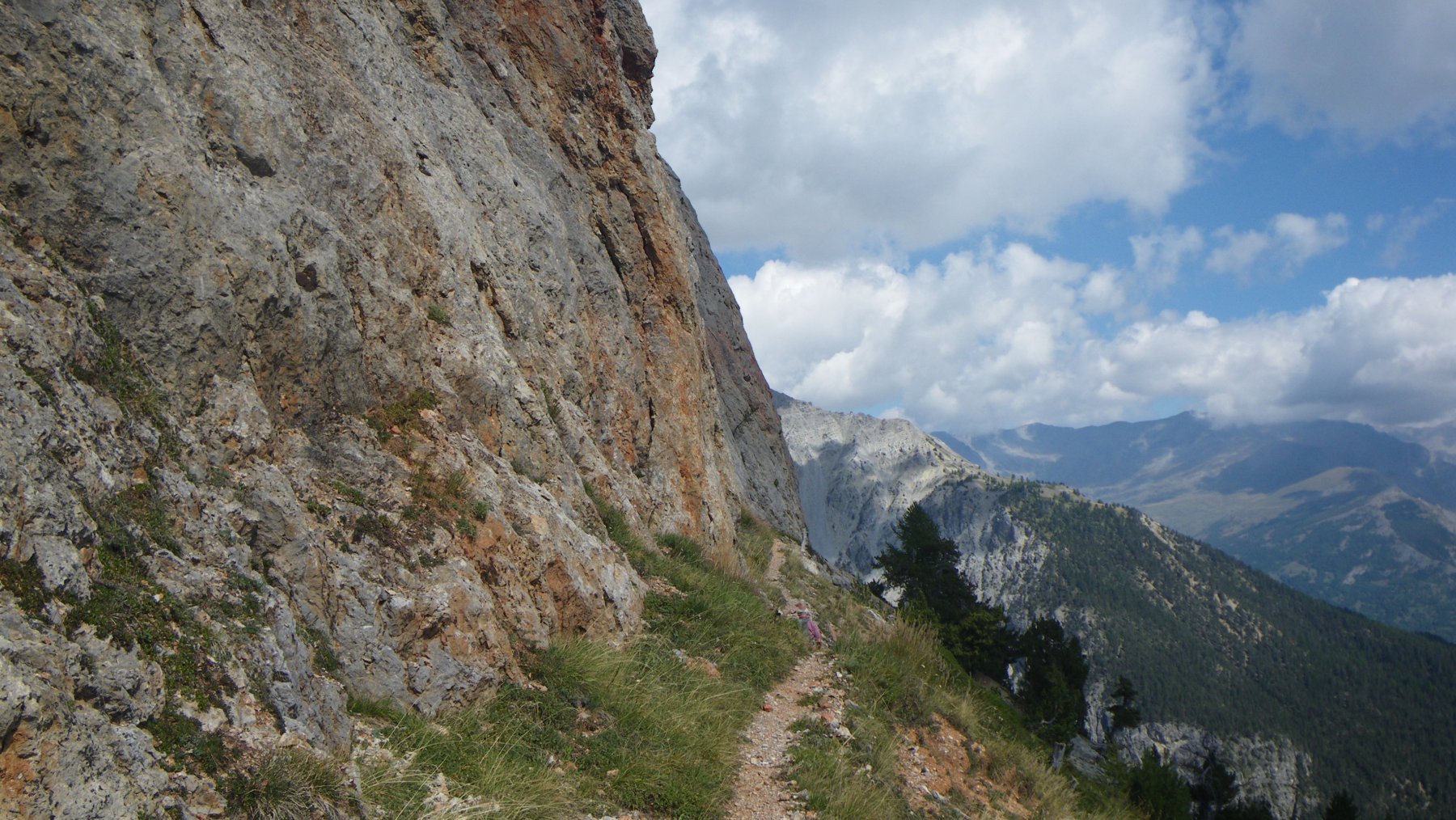 il panoramico sentiero di ritorno
