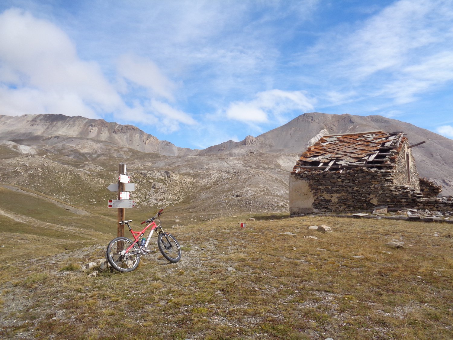 davanti al monte Seguret