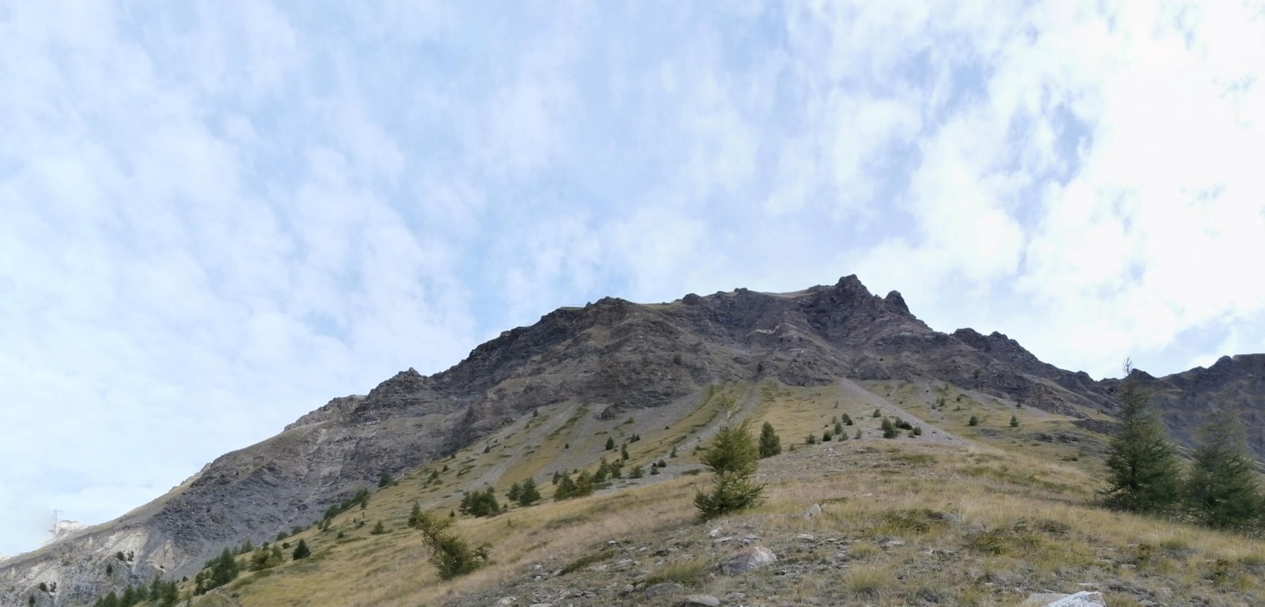 tutta la cresta da percorrere...