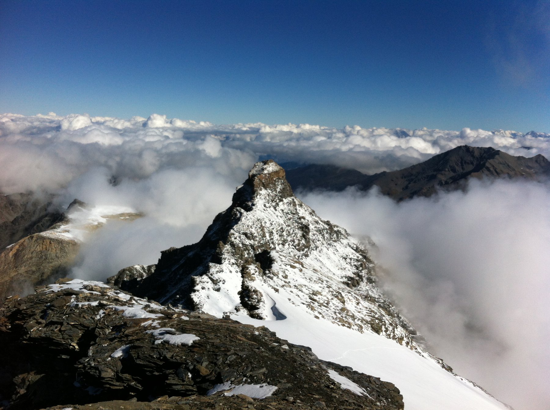 La Sale- cresta sud-ovest di discesa