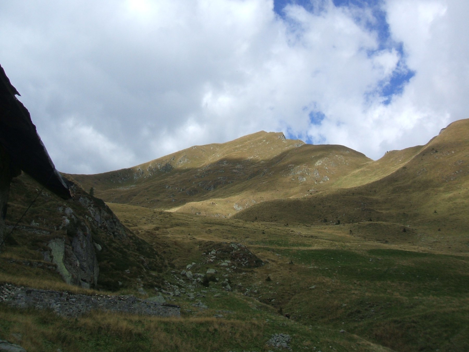Cima Folga dai pascoli abbandonati di malga Folga