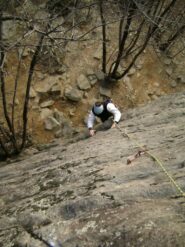 andrea sul secondo monotiro di destra 5c