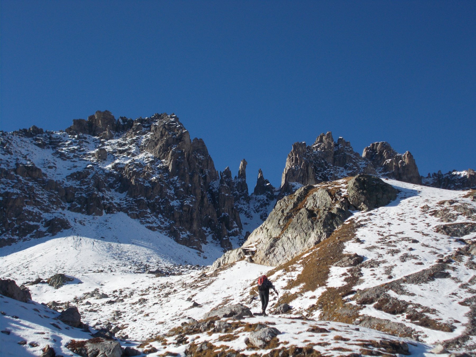 l'avvicinamento alla parete..
