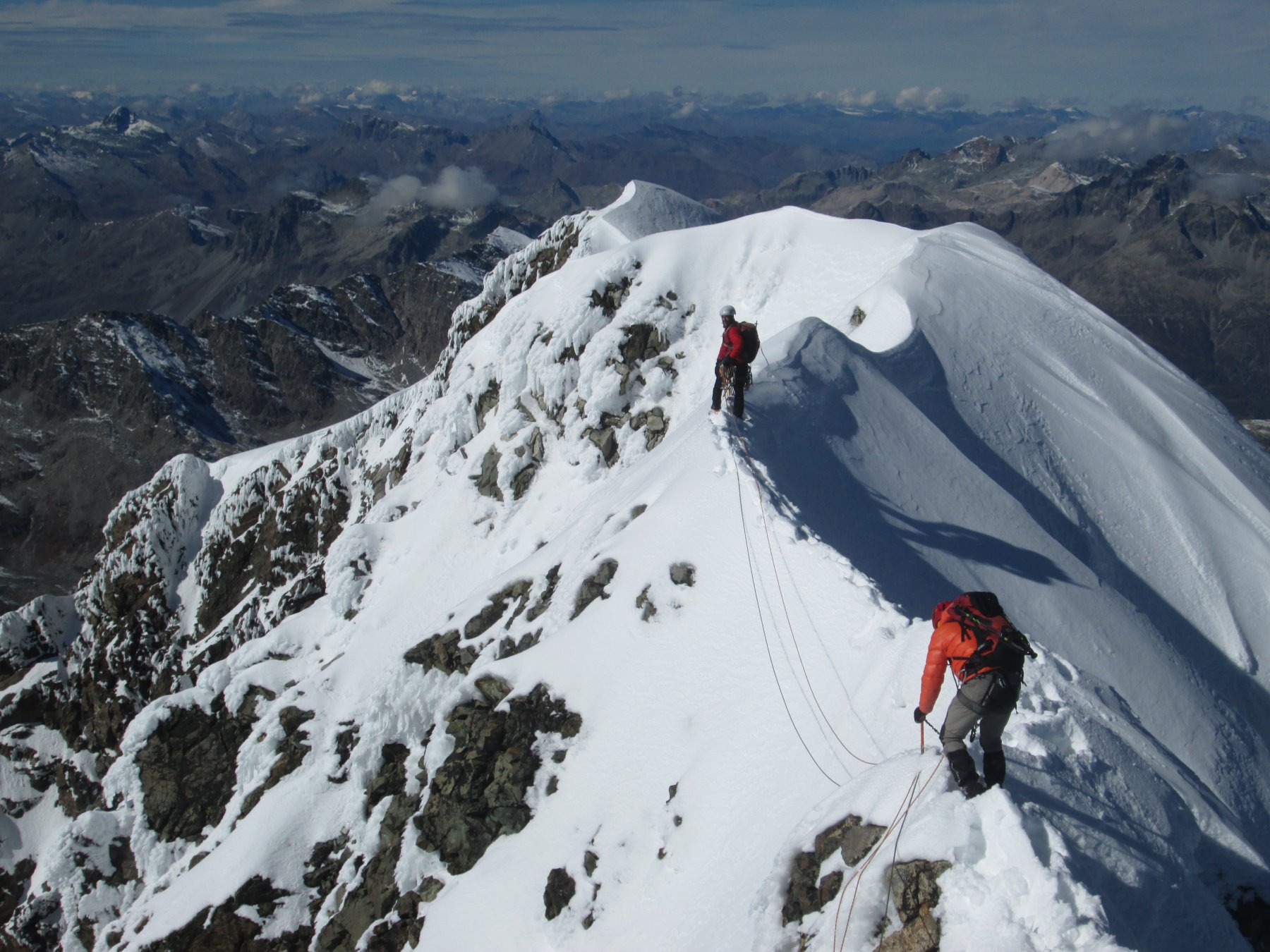 Il tratto più facile della cresta