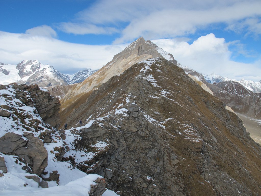 Dall'anticima la vetta