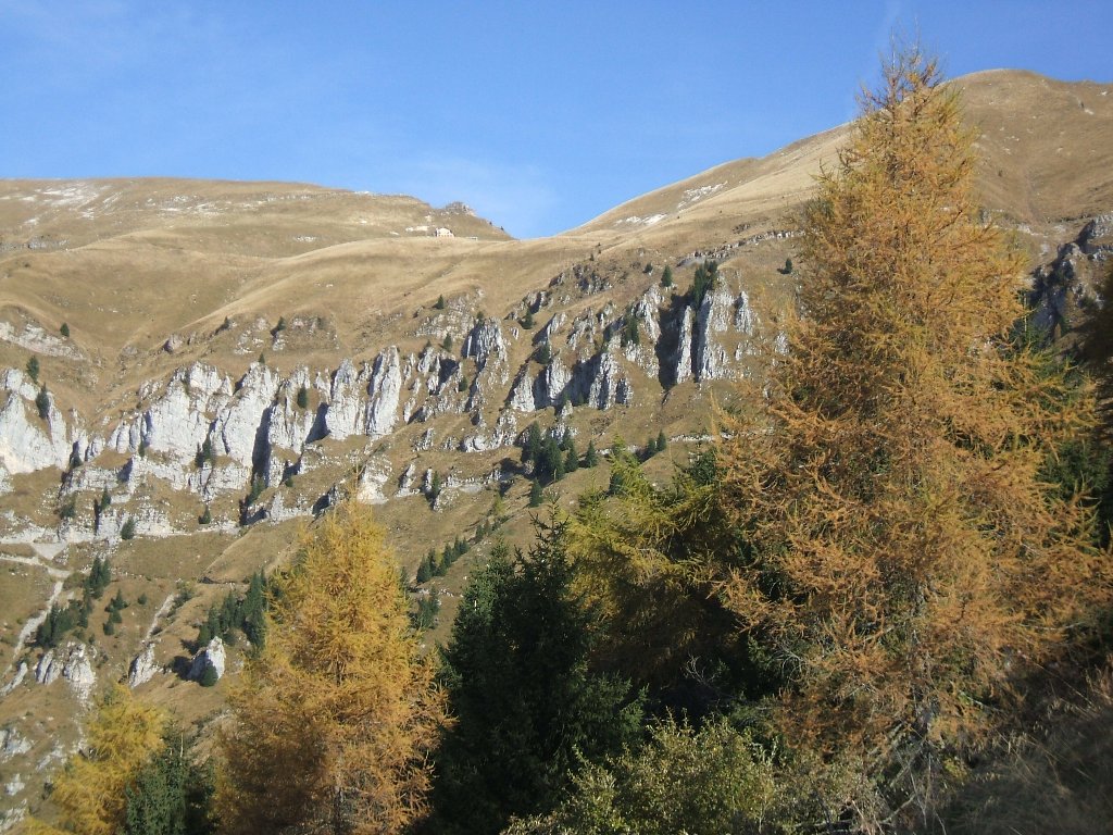 Selendo al rifugio Dal Piaz