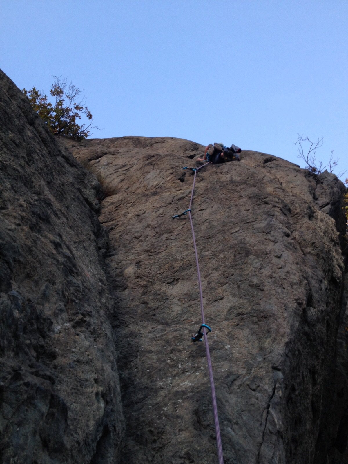 tiro finale della via Una attesa che non paga 6a+