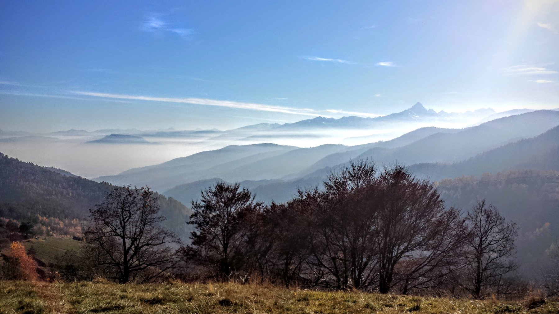 colle ciardonet verso la pianura