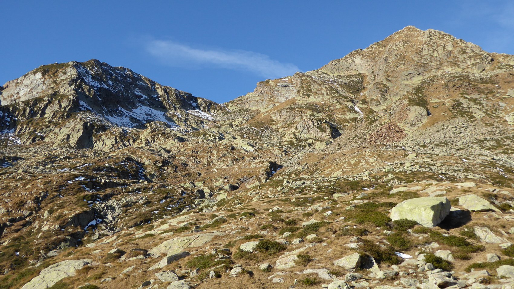 Da sx Punta Rama, Passo Savenco e Cima di Pal