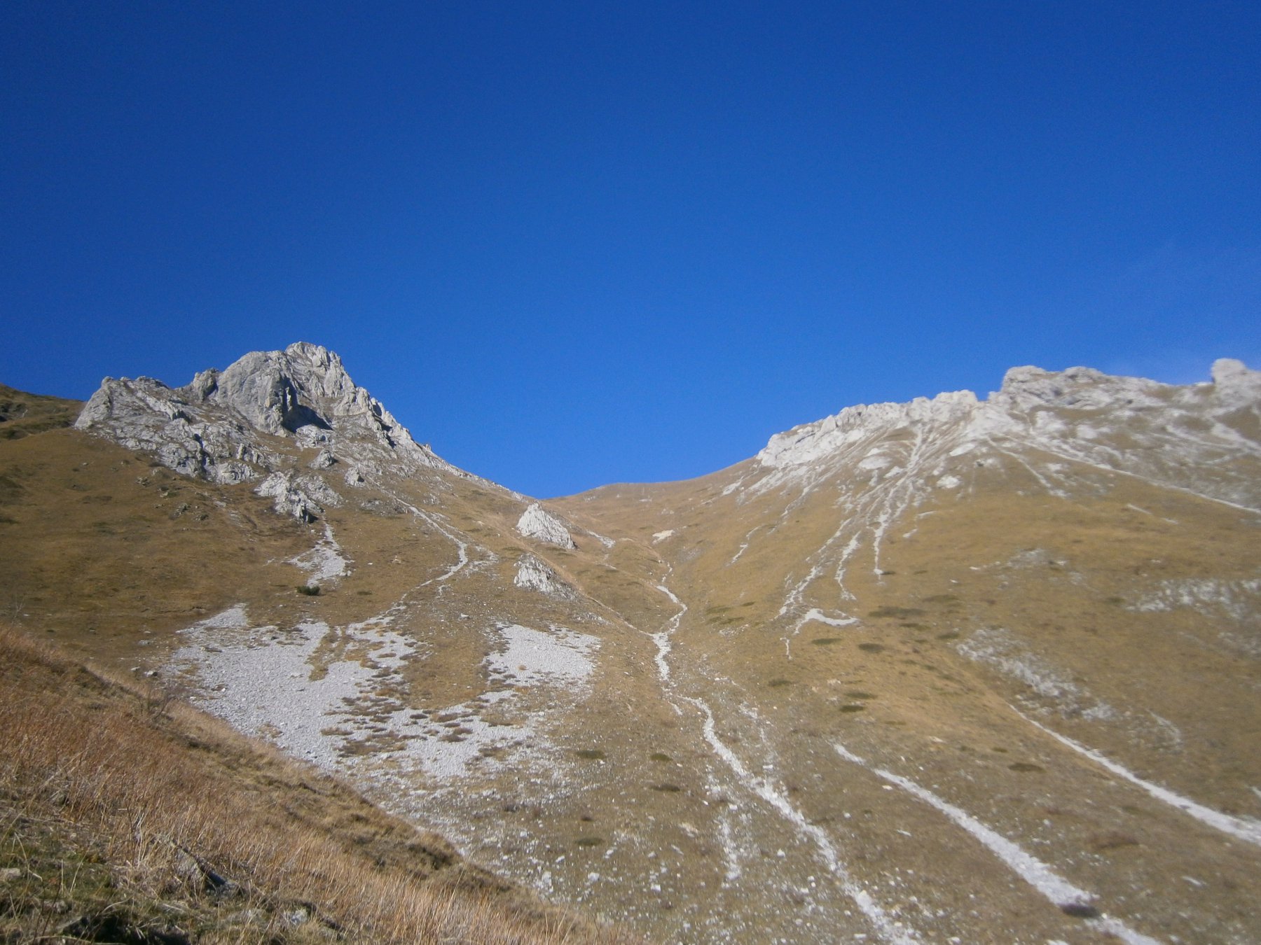 Bec Matlas e Bec Baral dal vallone di discesa