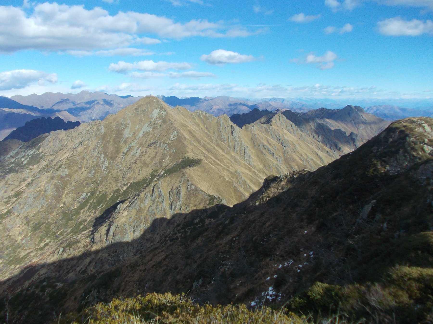 Il Badile dalla cresta Ovest del Monte Talamone
