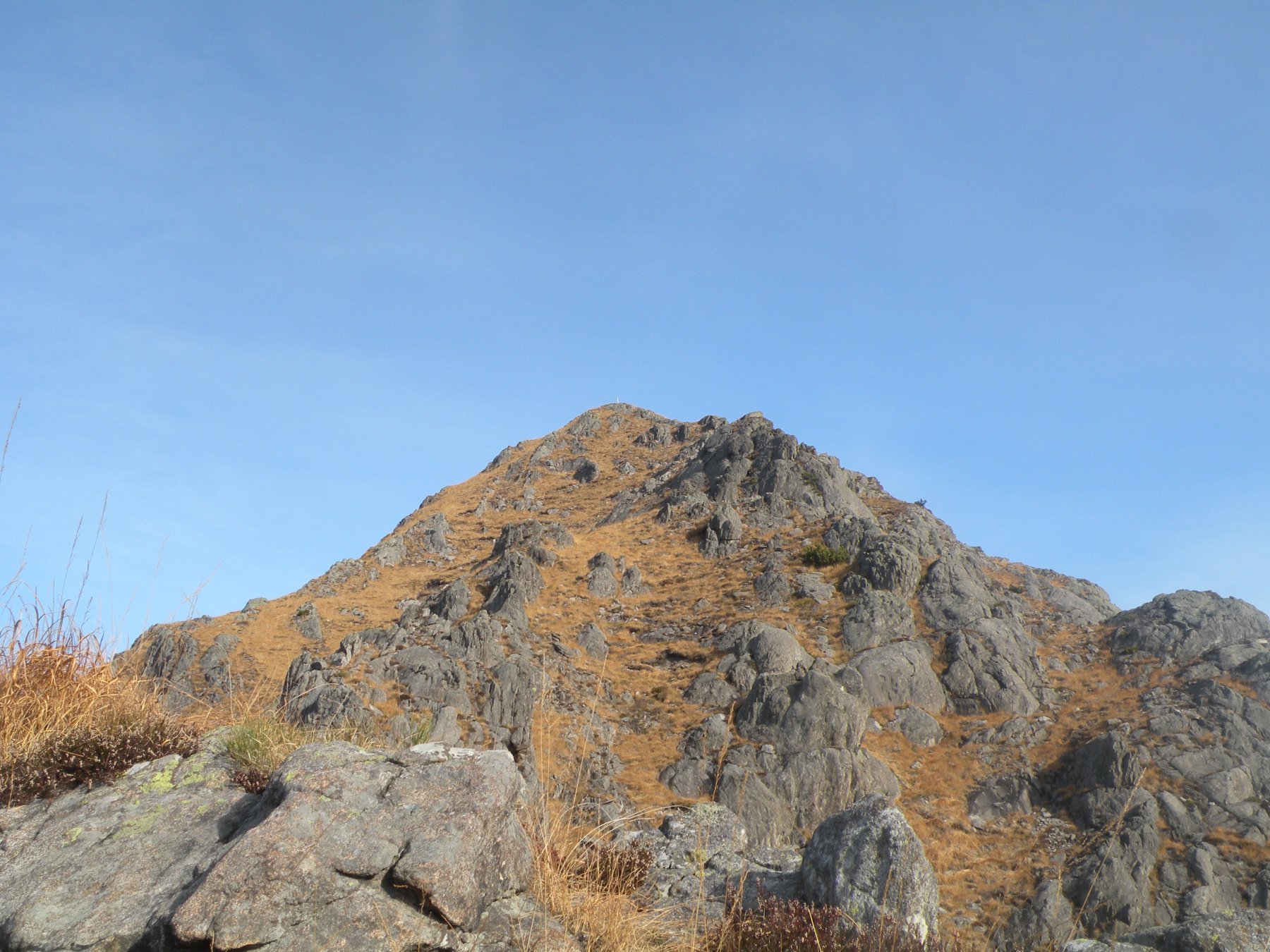 Salgo verso la cresta 