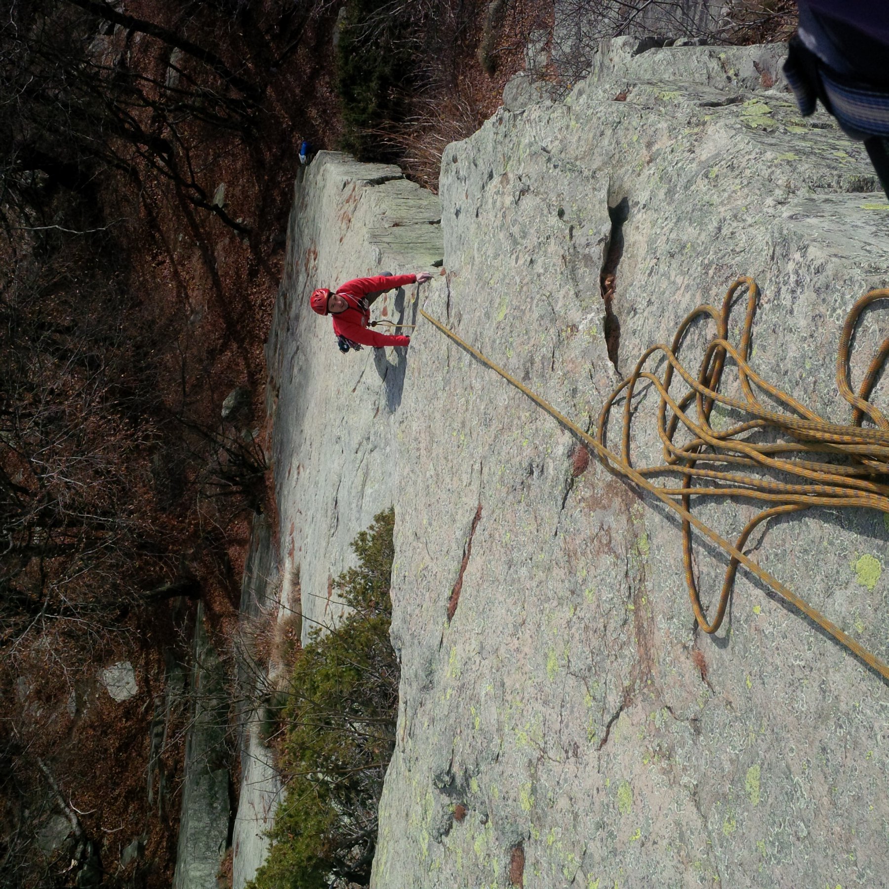 Il maniglione che corre lateralmente offre agevoli possibilità di progressione