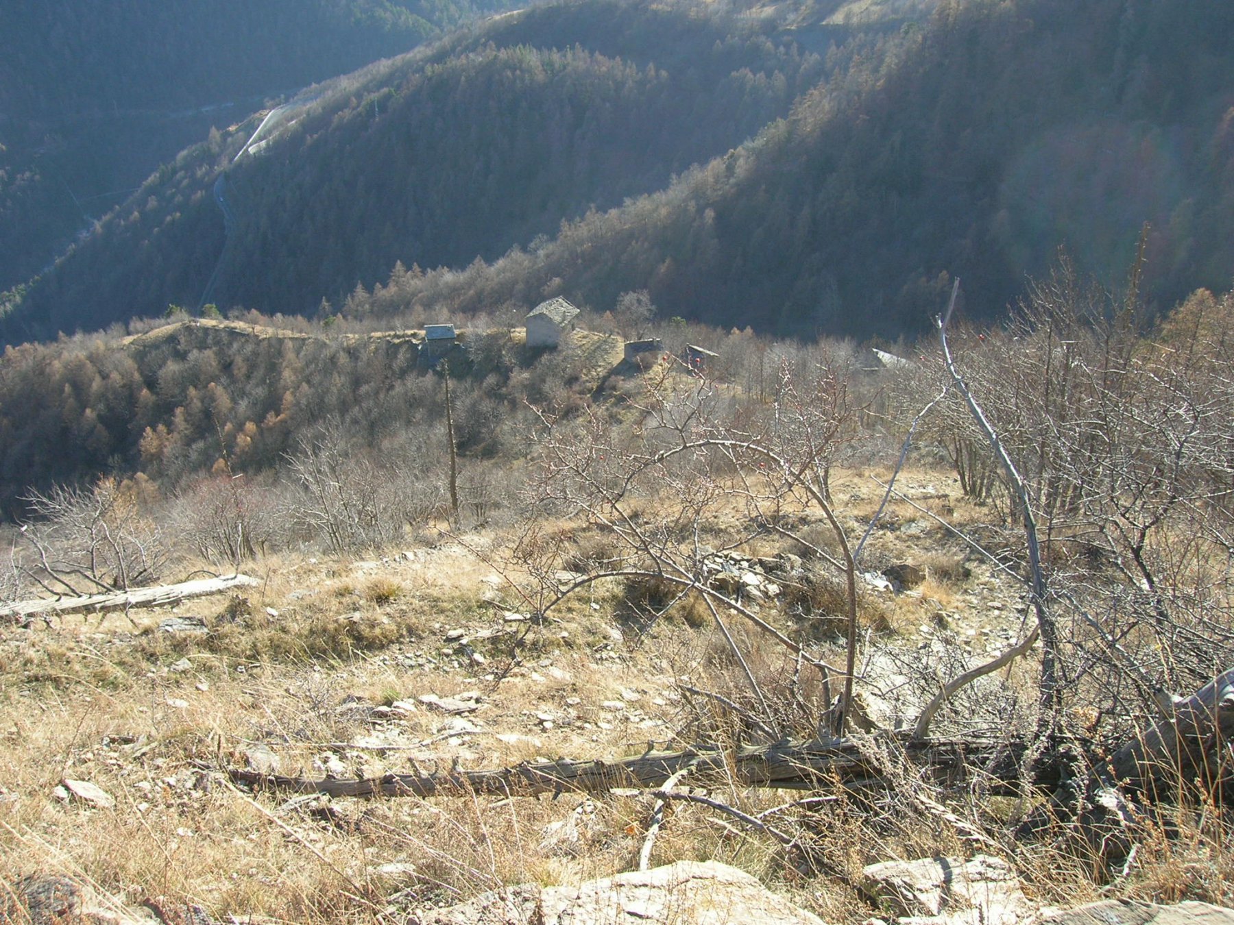 i tornanti sopra le Combe