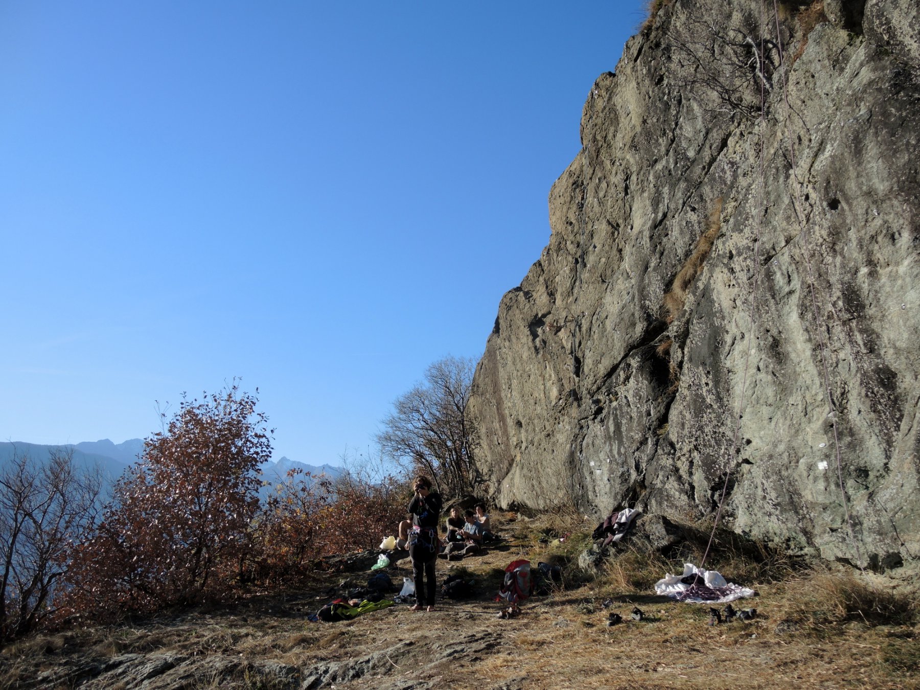 la falesia e la terrazza 