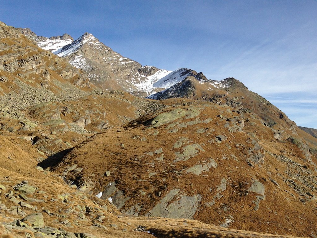 Verso l'alpe Moncial