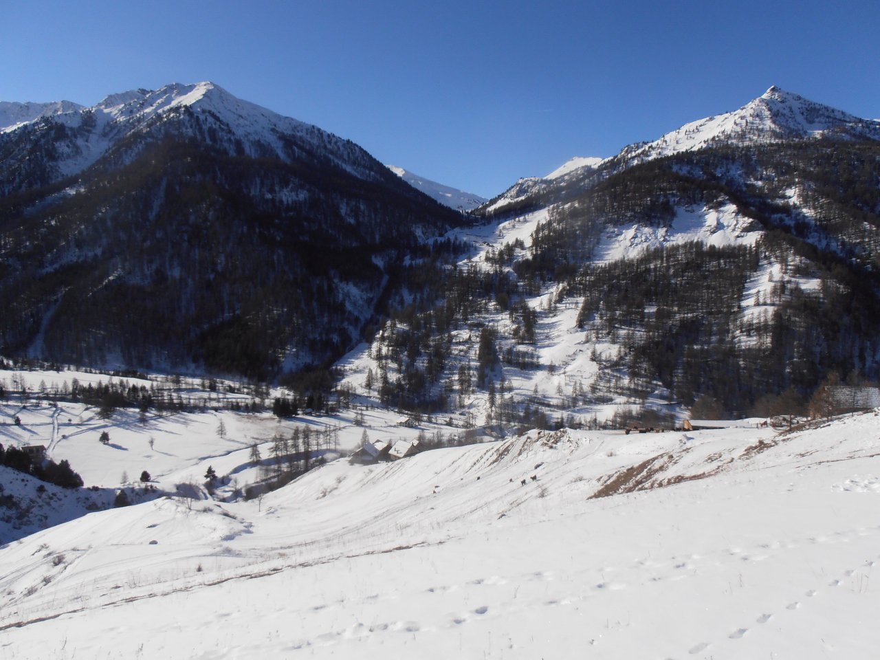 05 - vallone Chabaud visto scendendo da Cima del Bosco