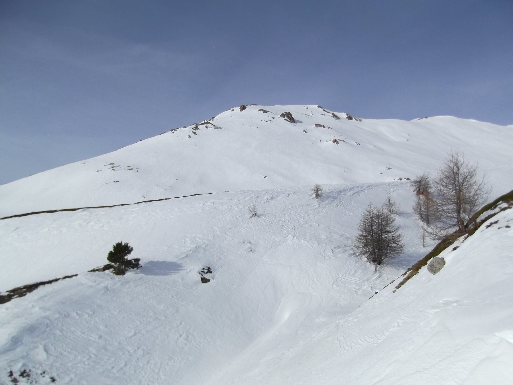 Cima Oilletta e costone di salita