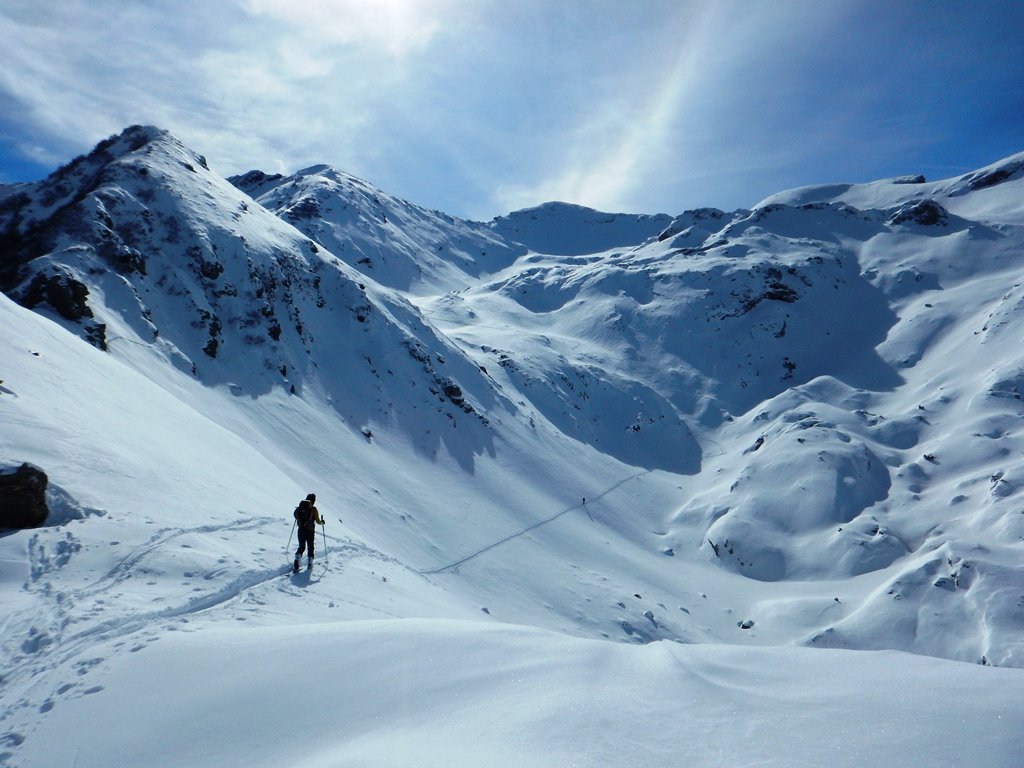 Dalla Campaula la breve discesa nella valletta Lausea