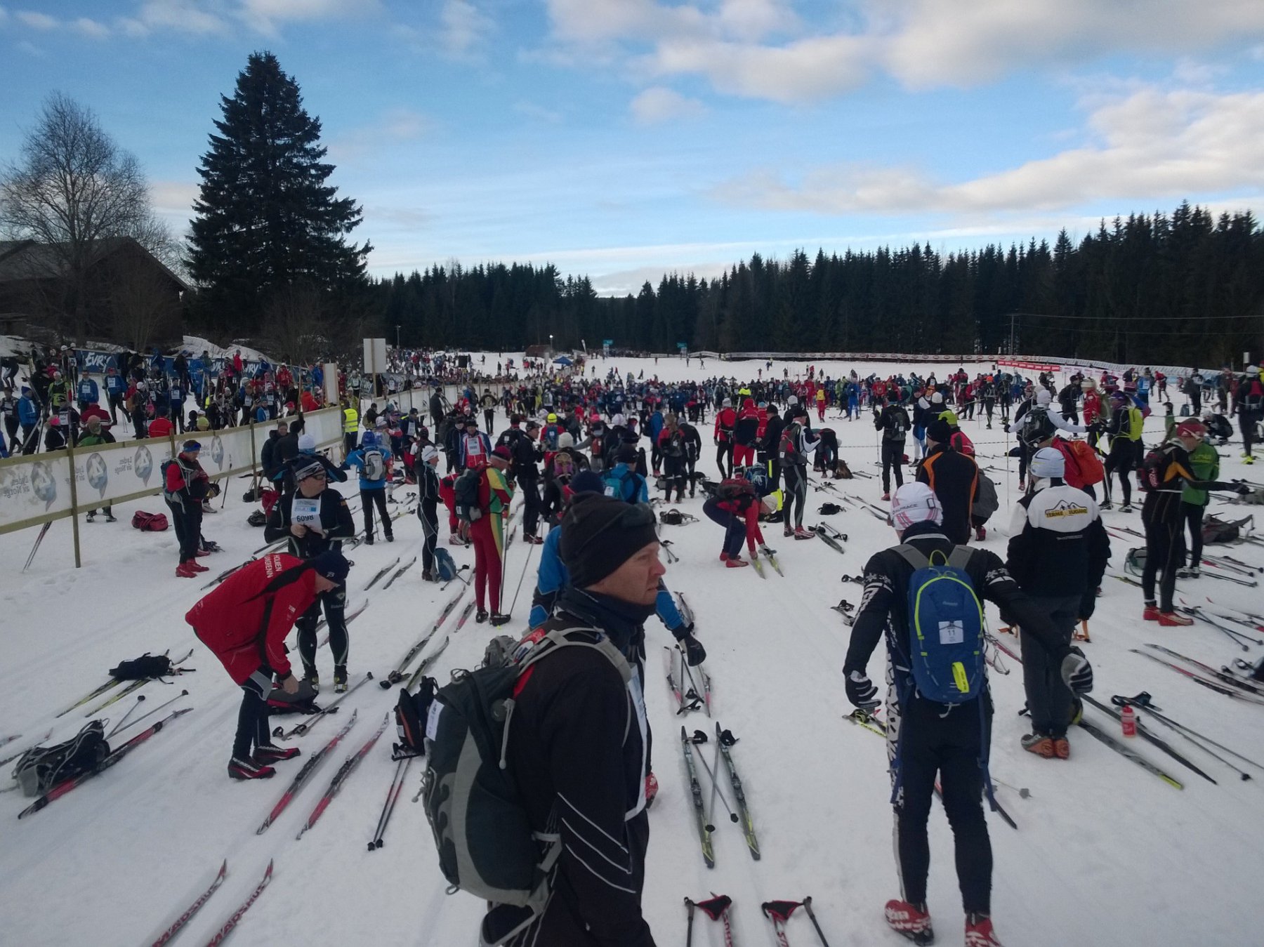 Rena - all'interno del gruppo di partenza
