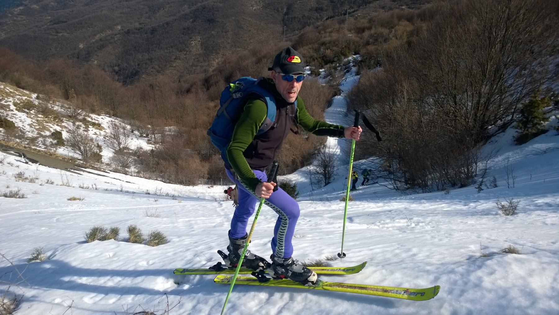 salendo verso il crinale