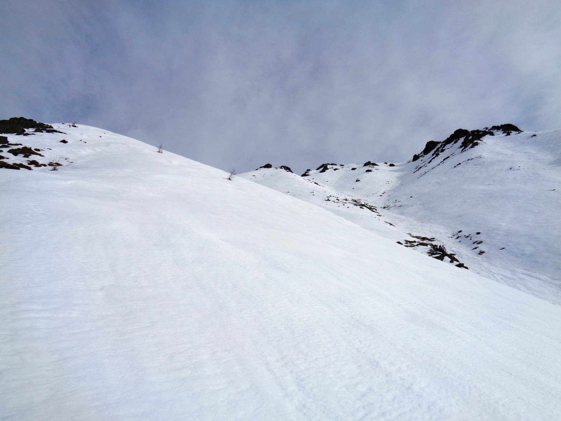 Il bel pendio S delle Plate
