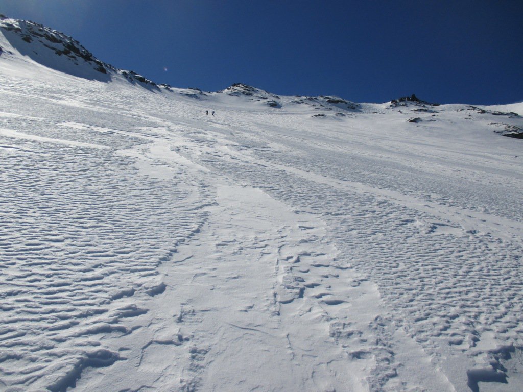 sul ghiacciaio di Tos