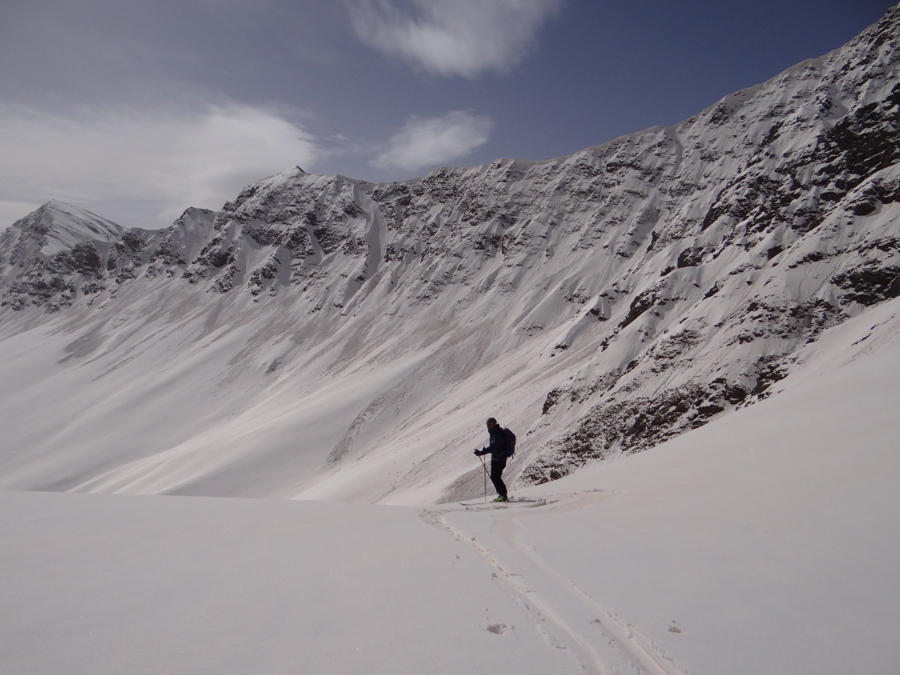 Distacchi diffusi sul versante nordorientale Faraut-Sebolet