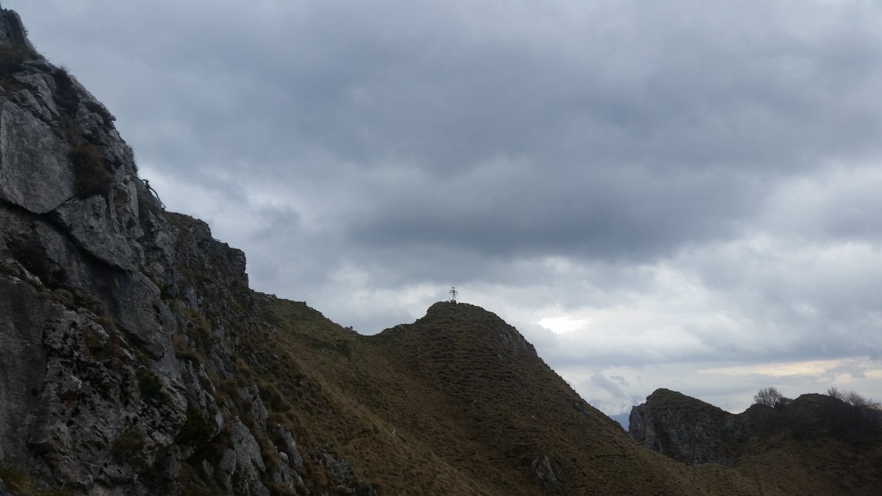 La Cima di Daas proseguendo verso Agueglio