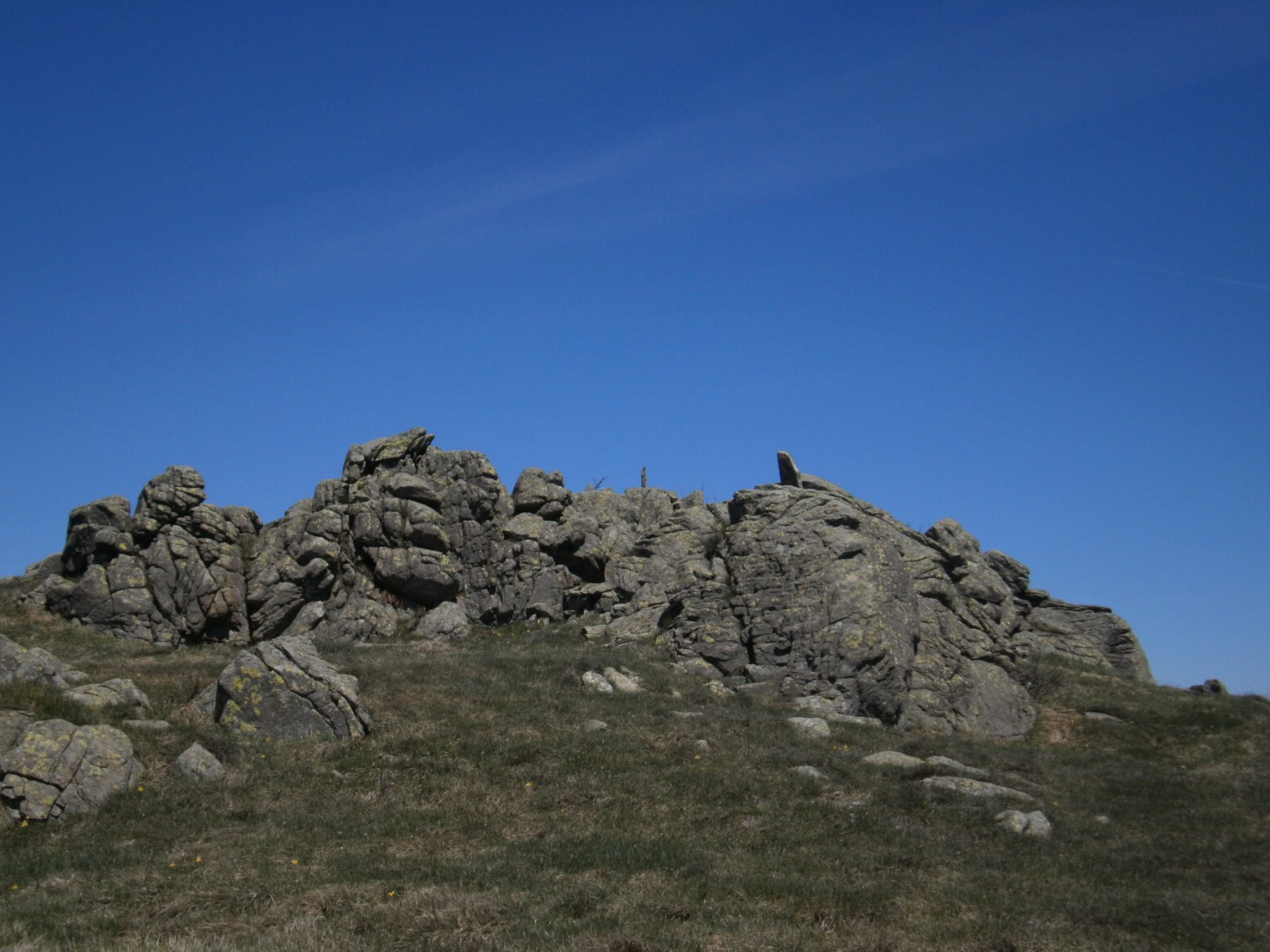 Arrivo in vetta sul Bric Damè