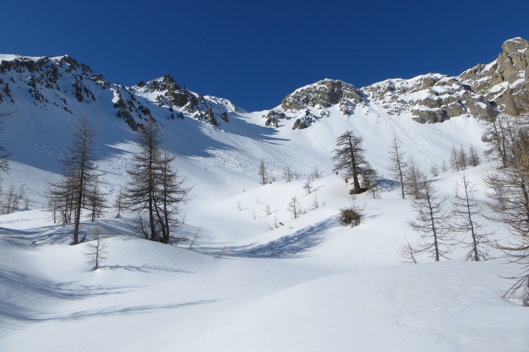 il couloir N de La Gran Peyrolle