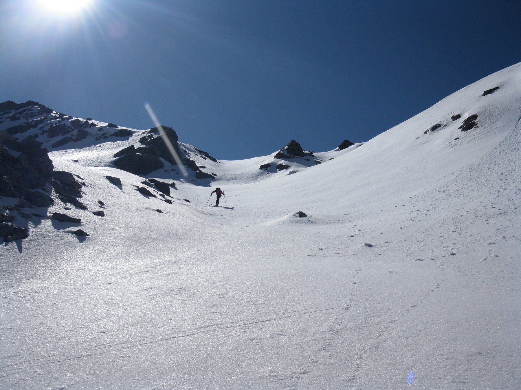L'ultima parte ripida della salita