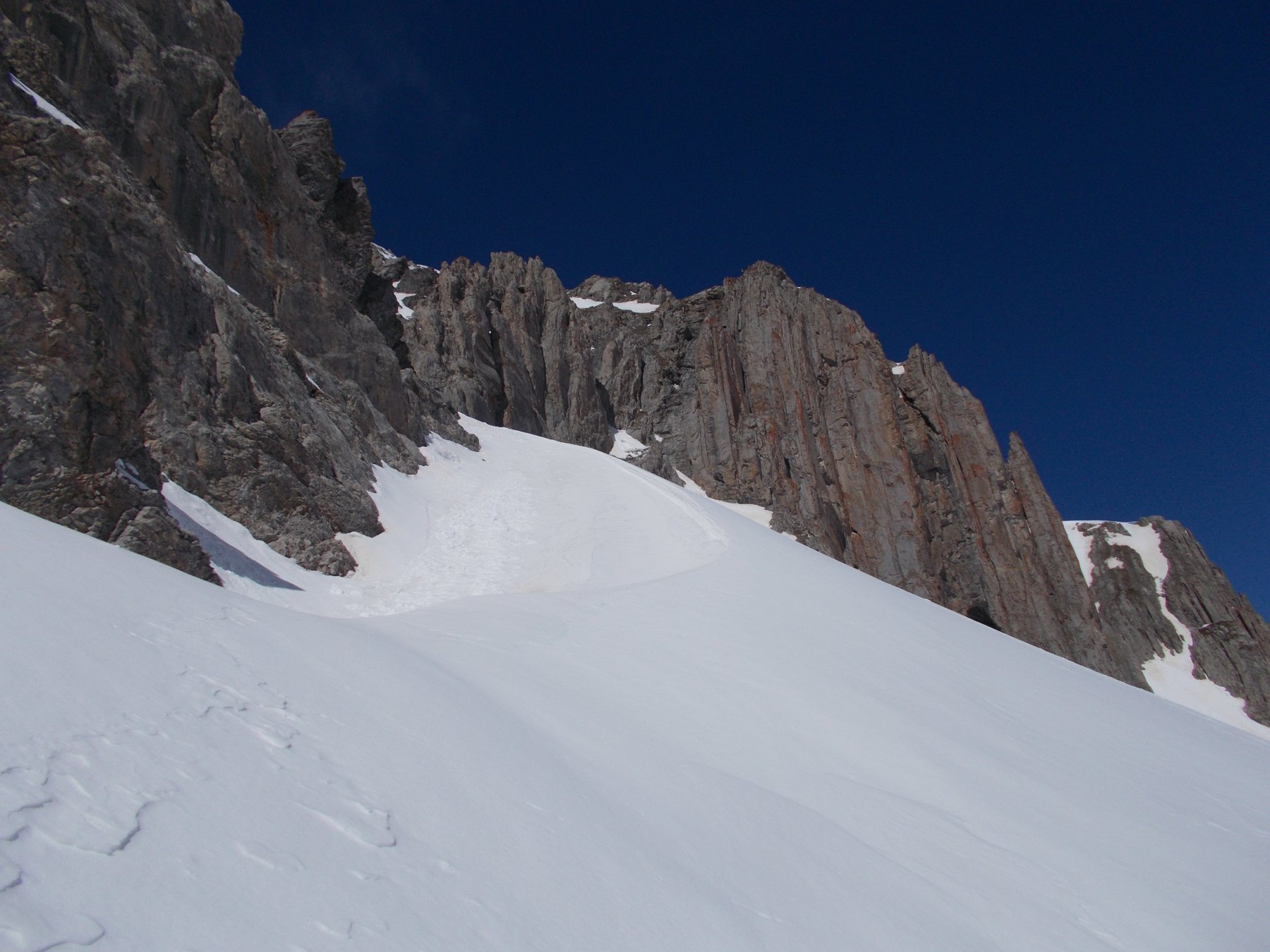 riprendendo il cammino in salita..
