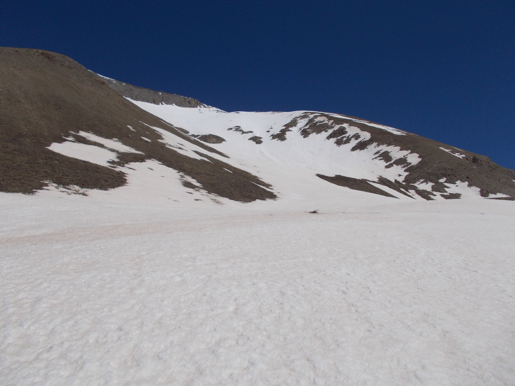 bella neve..nella parte alta..