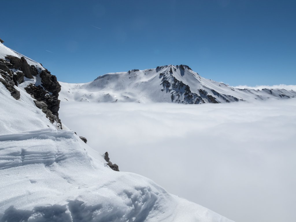 Mare di nubi dalla punta...