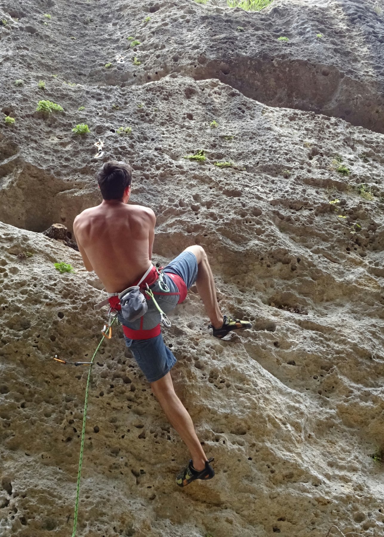 Luca su single speed...