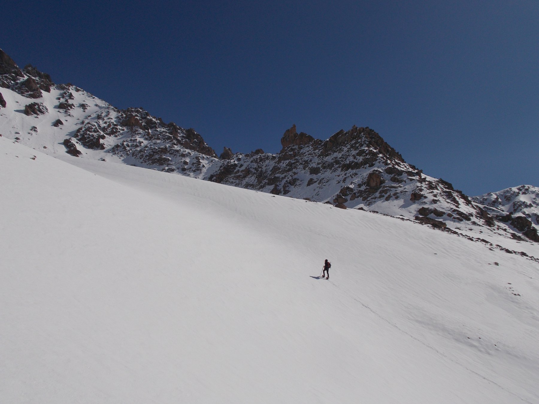 La Crete de Combeynot da monte della Cabane Pastorale..