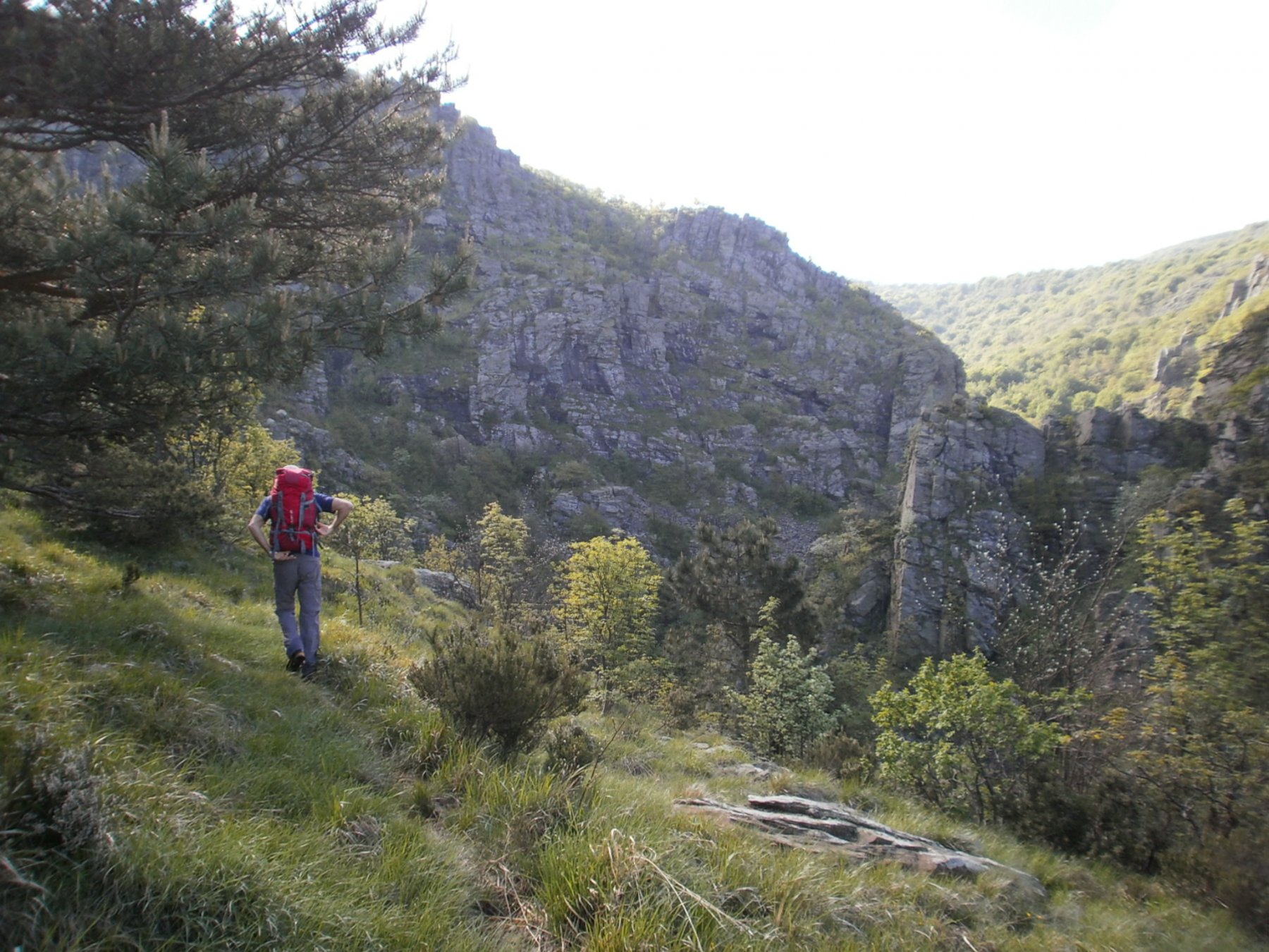 Inizio tratto dei Canaloni