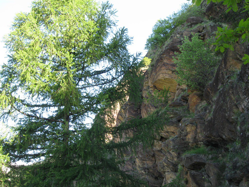 il sentiero e' decisamente esposto