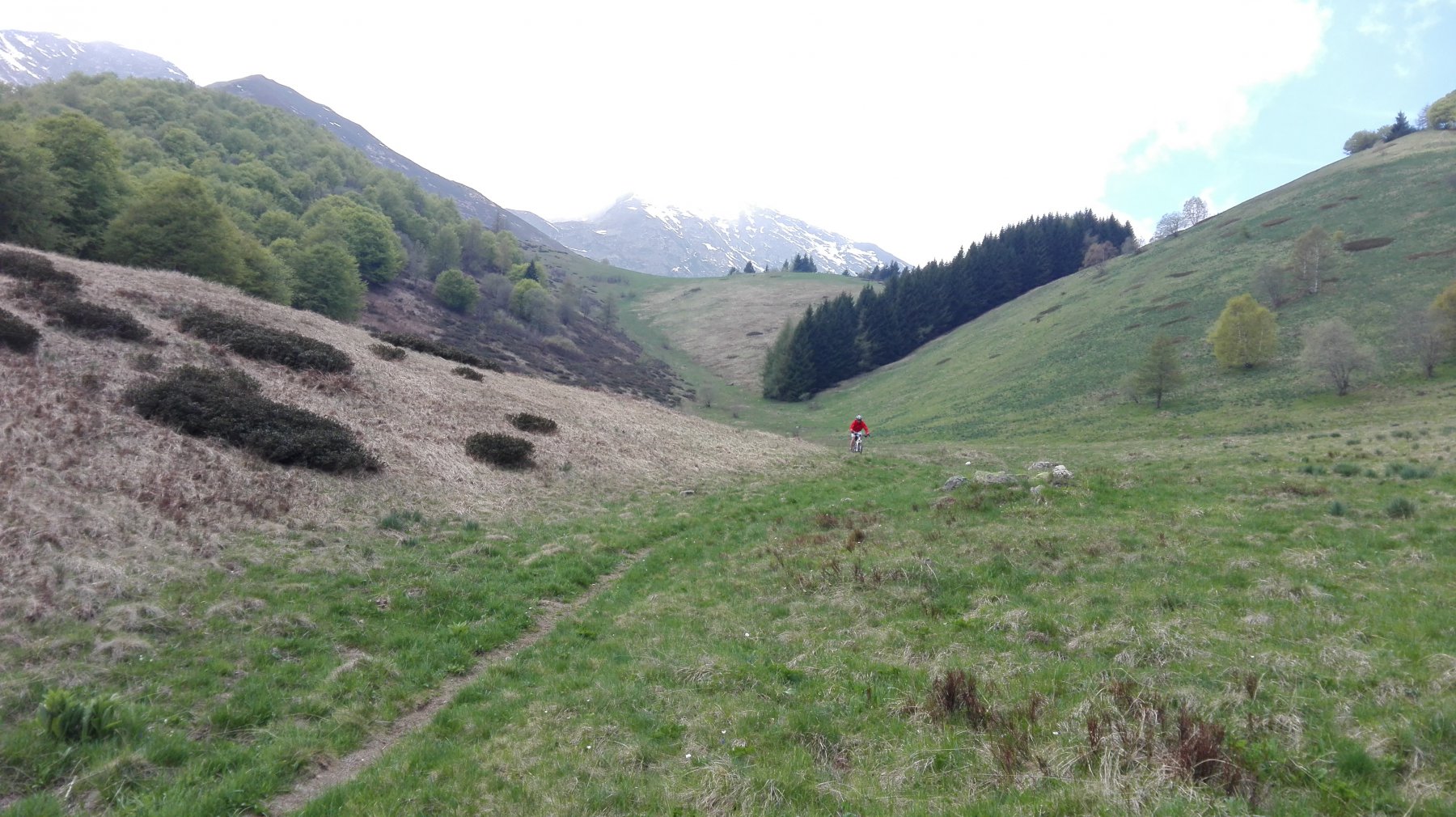 la prima parte di discesa