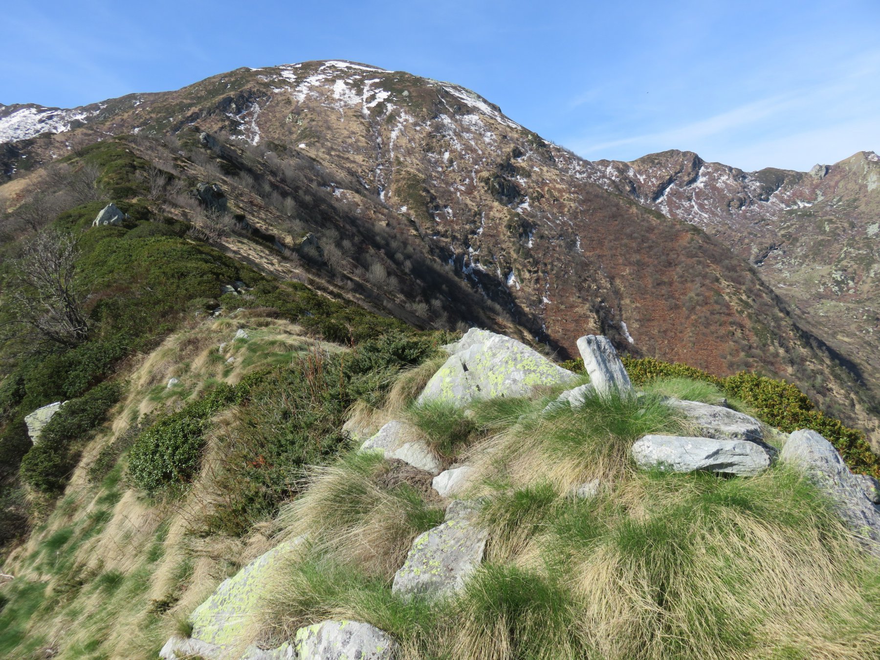 Monte Croass visto dal Monte Cialmera