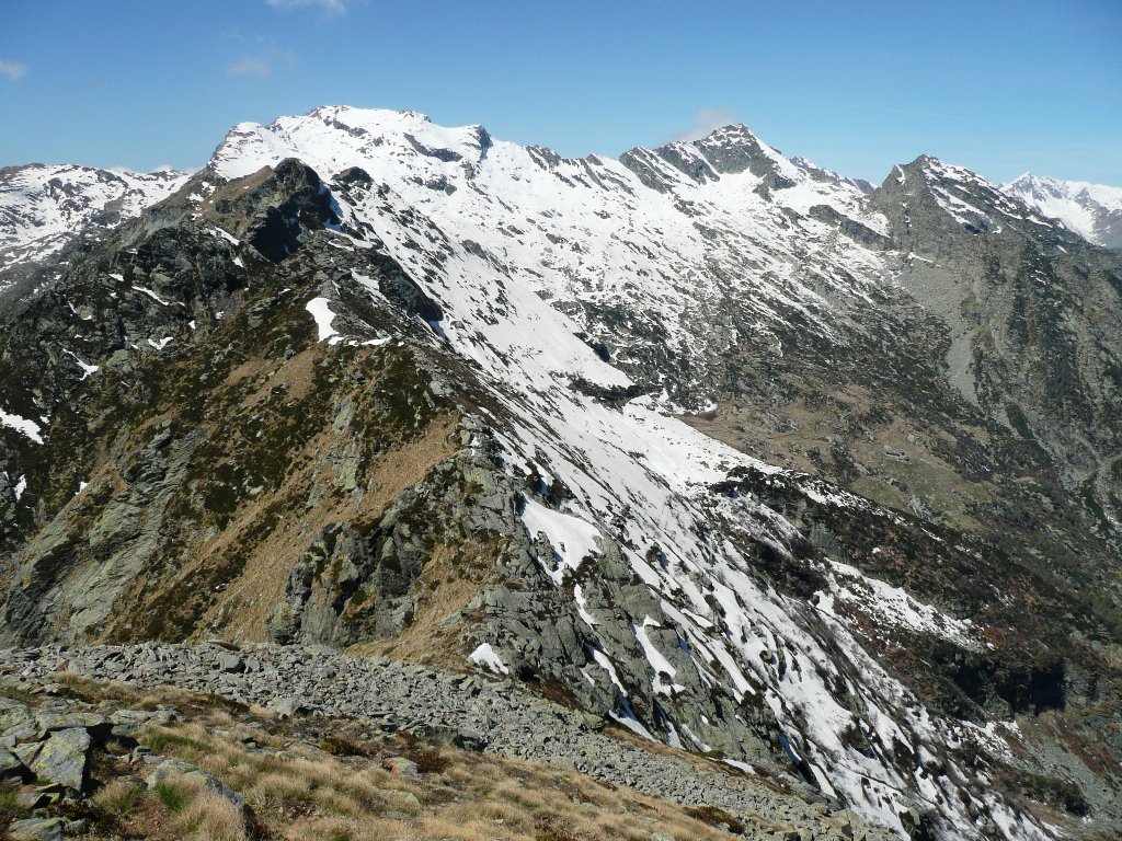 Cresta pulita fino alla Cima Battaglia