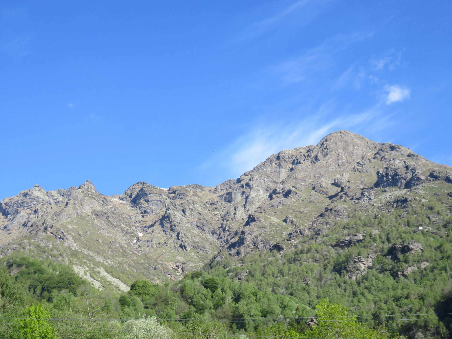 Asx, Cima e Corno Battaglia, a dx, antecima Bec Renon