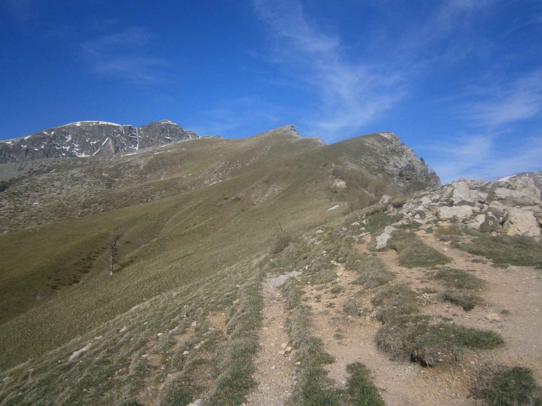 La dorsale dalla bassa di Valauretta