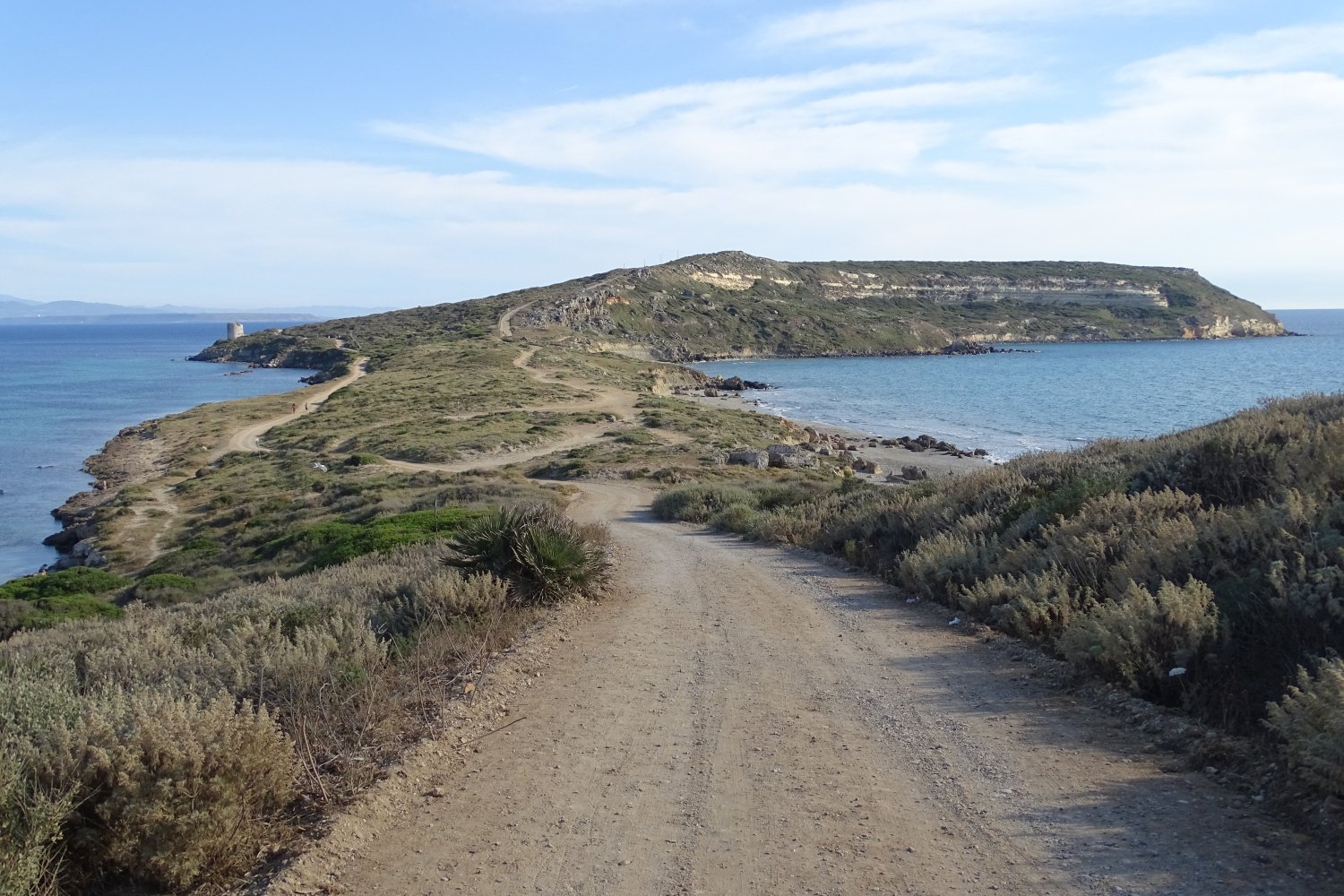 in direzione di Capo San Marco