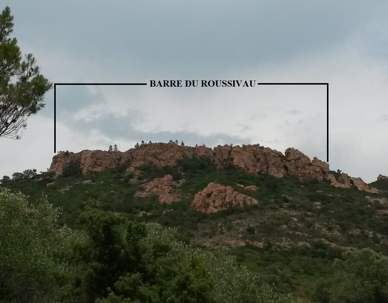 La falesia di Roussivau