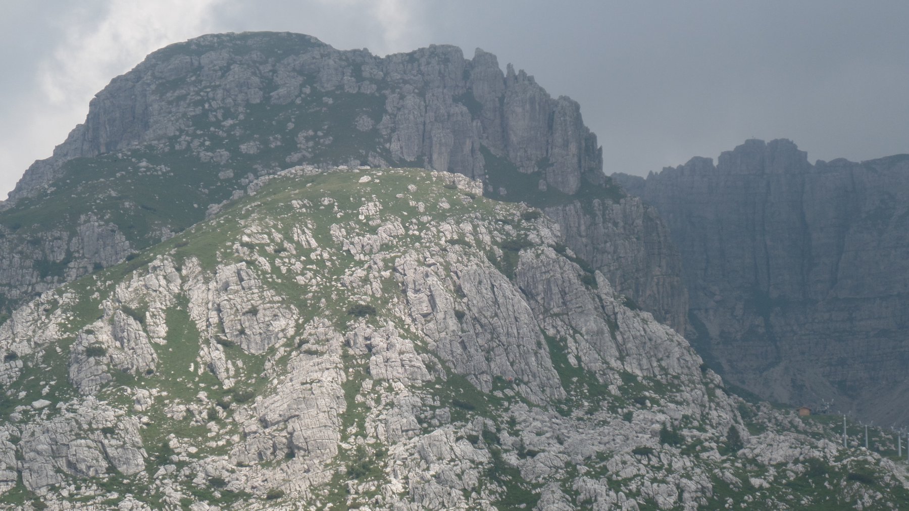 La zona della falesia