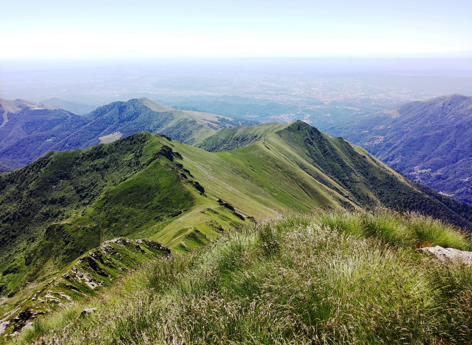 Cima delle Guardie, Bassa della Cavallina e la prima facile cresta