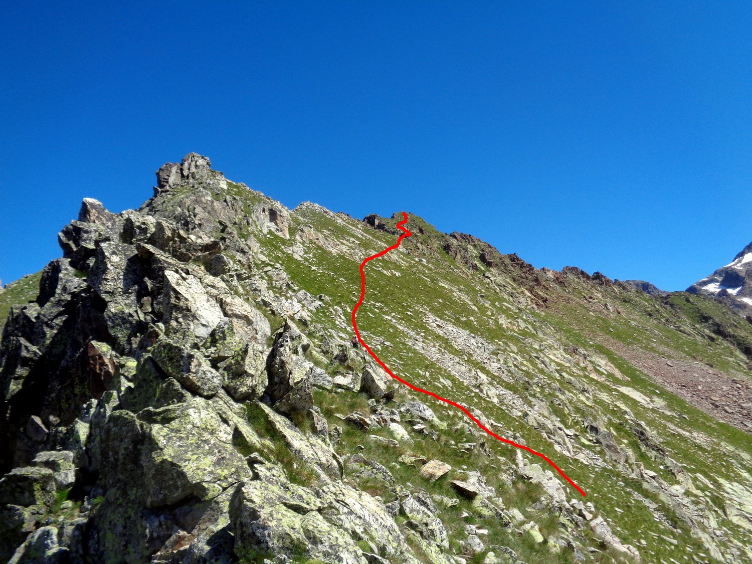 ultimo tratto per cima di Ciriegia