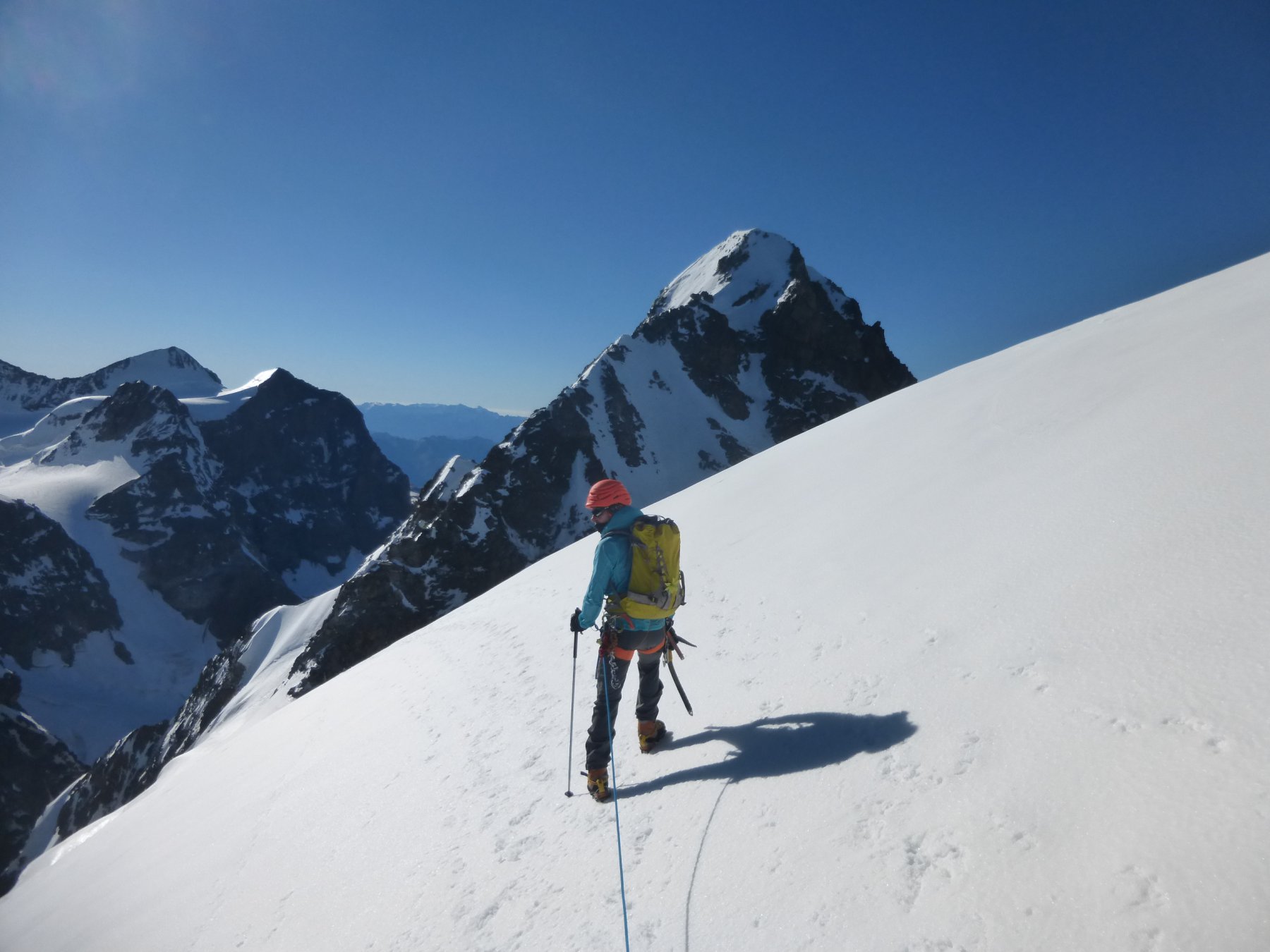 ..dall'anticima verso la vetta...